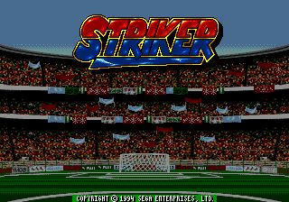 Striker (Europe) Title Screen